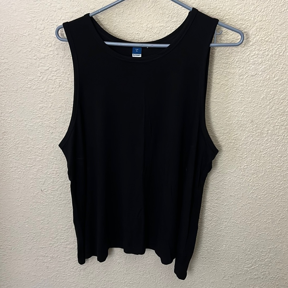Black tank top